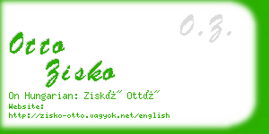 otto zisko business card